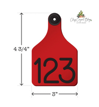 Load image into Gallery viewer, Large Ritchey Custom Ear Tags