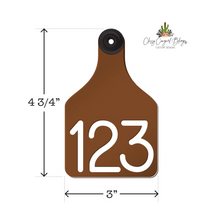 Load image into Gallery viewer, Large Ritchey Custom Ear Tags
