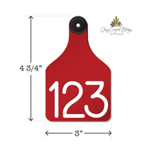 Load image into Gallery viewer, Large Ritchey Custom Ear Tags