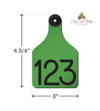 Load image into Gallery viewer, Large Ritchey Custom Ear Tags