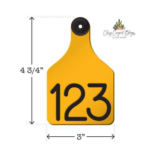 Large Ritchey Custom Ear Tags