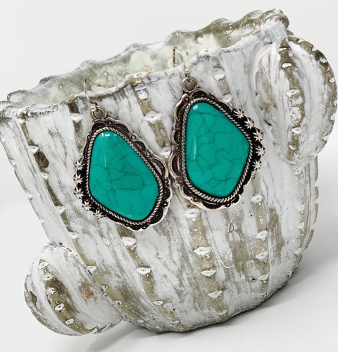 Turquoise Stone Earrings