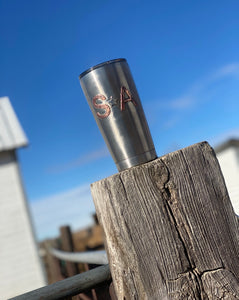 Copper & Turquoise Silversmith Tumblers