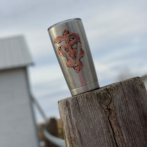 Copper & Turquoise Silversmith Tumblers