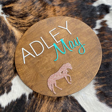 Load image into Gallery viewer, Custom Round Name Signs