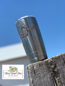 Copper & Turquoise Silversmith Tumblers