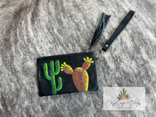 Load image into Gallery viewer, Hand Painted Cactus Clutch