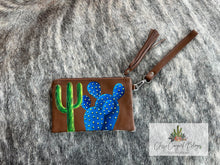Load image into Gallery viewer, Hand Painted Cactus Clutch