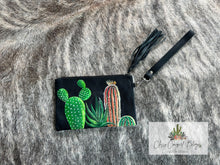 Load image into Gallery viewer, Hand Painted Cactus Clutch