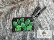 Load image into Gallery viewer, Hand Painted Cactus Clutch