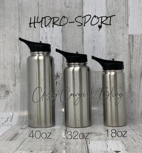 Custom Non-Glitter Tumbler