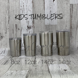 Custom Non-Glitter Tumbler