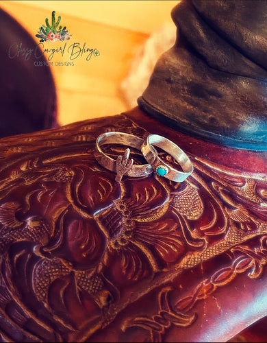 Buckarette Cactus & Turquoise Rings