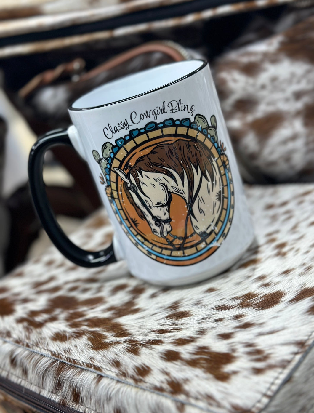 Classy Cowgirl Bling Coffee Mug