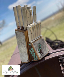 Feather Knife Block