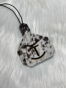 Custom Leather Ear Tag Car Freshies