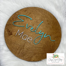 Load image into Gallery viewer, Custom Round Name Signs