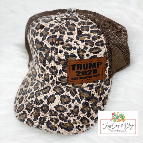 Trump 2020 Leopard Hats