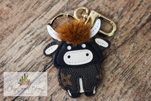 Load image into Gallery viewer, Highland CowGal Keychain