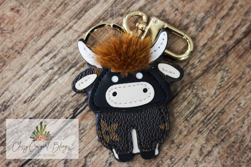Highland CowGal Keychain