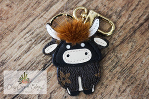 Highland CowGal Keychain