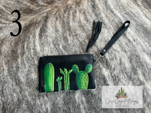 Load image into Gallery viewer, Hand Painted Cactus Clutch