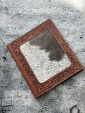 Load image into Gallery viewer, Cowhide &amp; Tooled Planner Cover