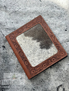 Cowhide & Tooled Planner Cover